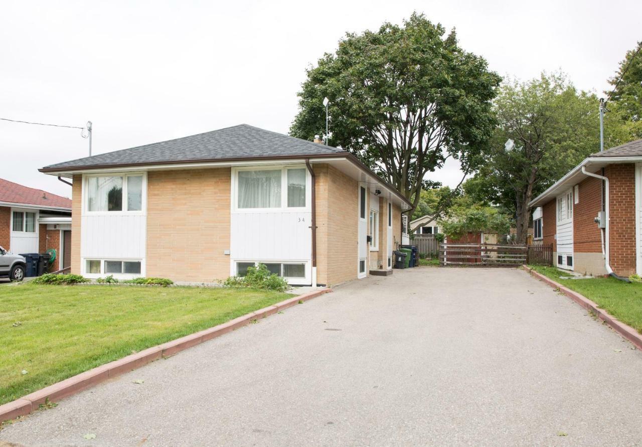 Cozy 3Br 2Bth Lower Unit, A Min To Hwy401, 404 & Dvp Vila Toronto Exterior foto